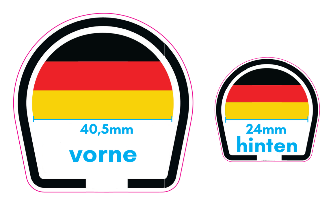 Logo Cover suitable for AGV models – France Flag