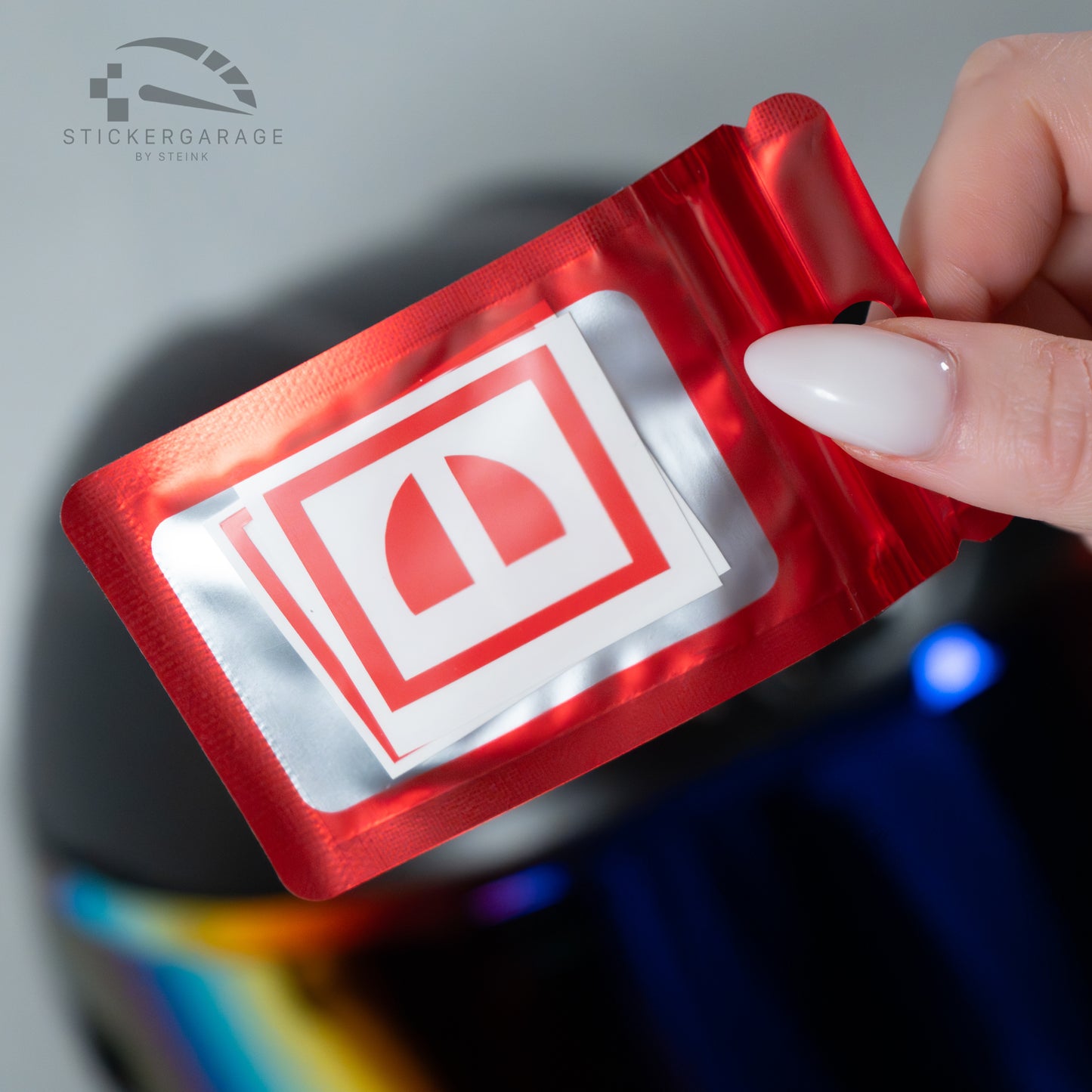 Logo Cover für AGV Rot