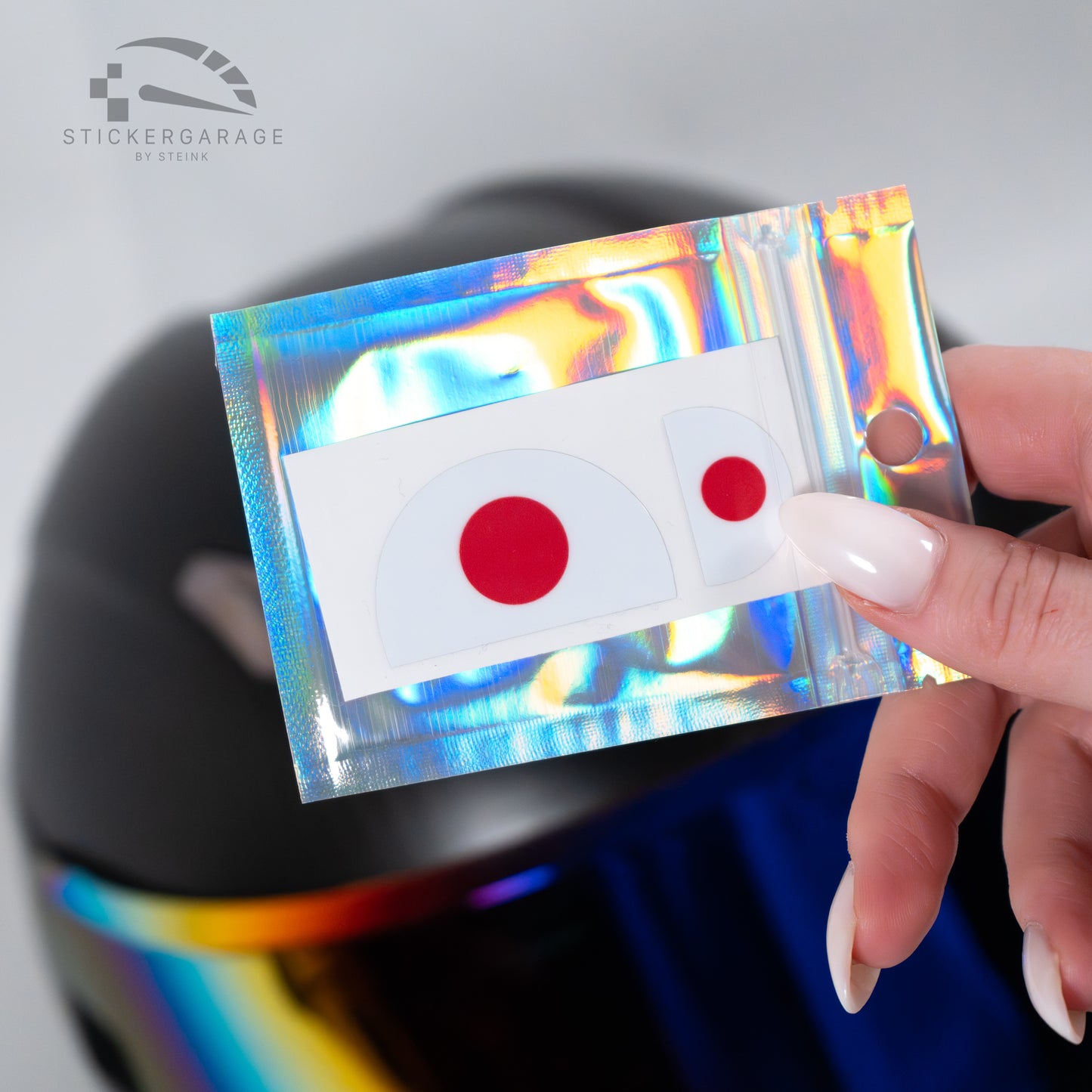 Logo Cover für AGV Japanflagge
