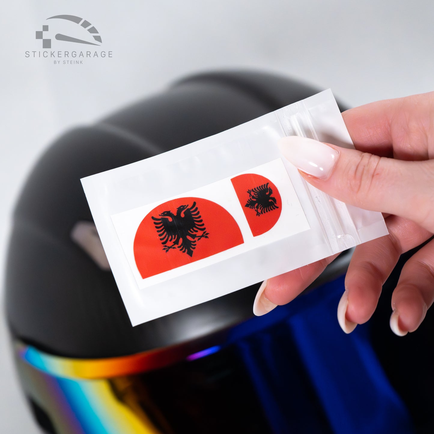 Logo Cover für AGV Albanienflagge