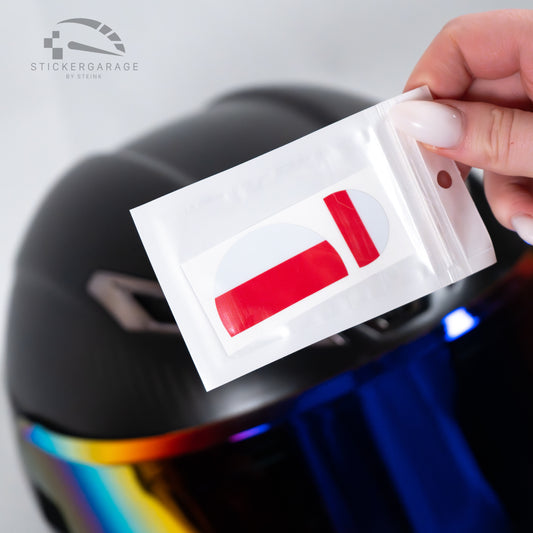 Logo Cover suitable for AGV models – Poland Flag