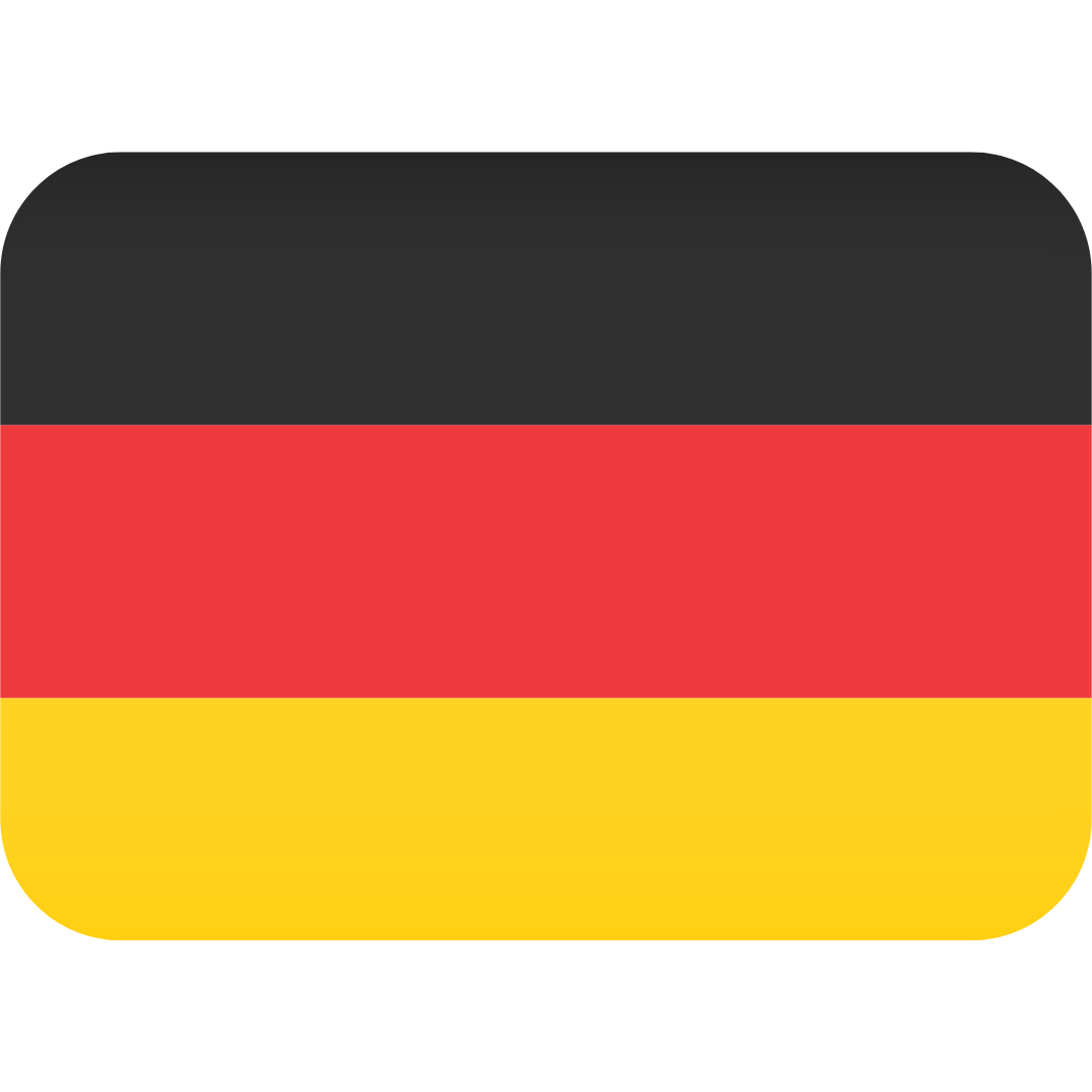 Overlay Logo Cover Sticker suitable for AGV helmet models (Set for Front & Back) – German Flag.