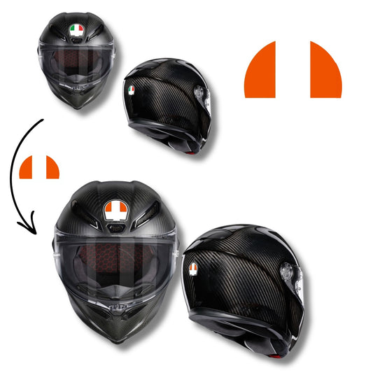 Logo Cover für agv orange