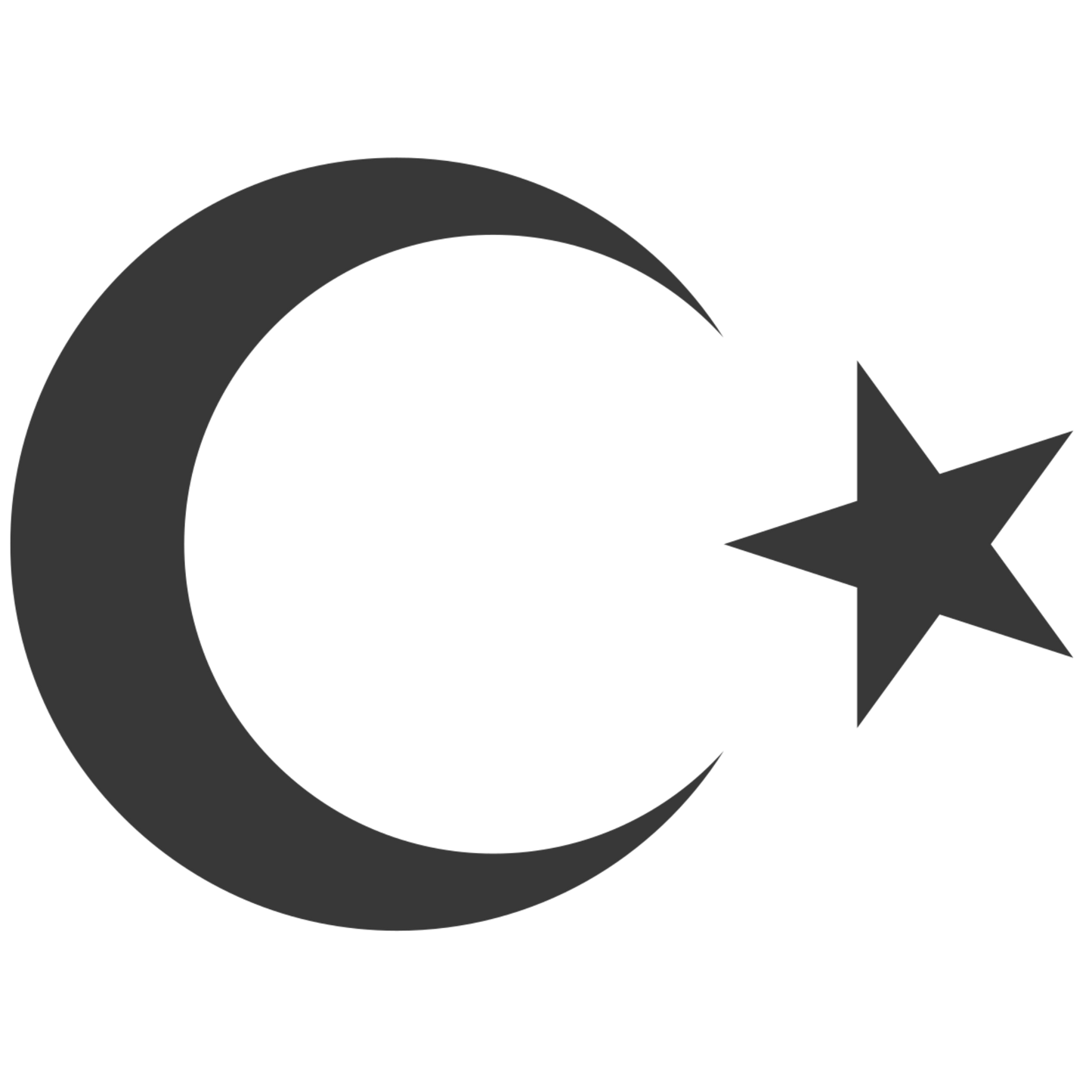 Türkei Mond & Stern Sticker