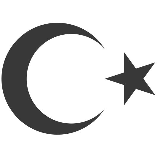Türkei Mond & Stern Sticker